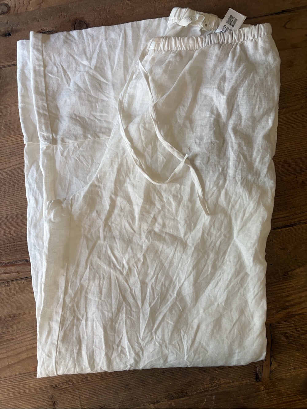 Zara wide leg Linen pants M